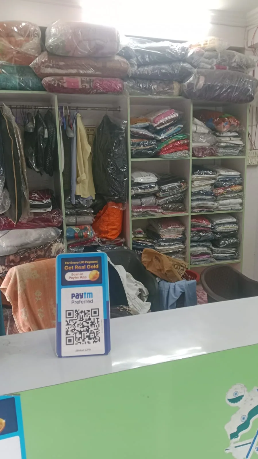 Moisten Laundry